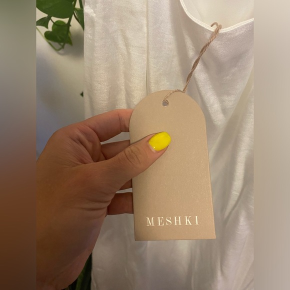 MESHKI wet look dress. Size small - Picture 5 of 6